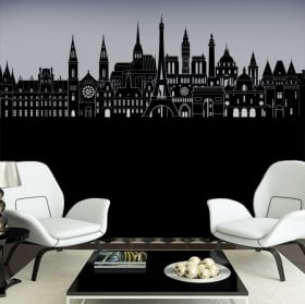 Vinilos decorativos y pegatinas skyline francia