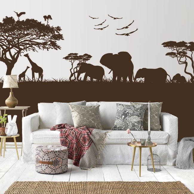 🥇 Vinilos decorativos y pegatinas de animales en áfrica 🥇