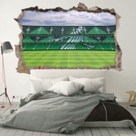 Vinilos 3d estadio de fútbol benito villamarín real betis balompié