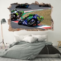 Vinilos 3d motogp valentino rossi yamaha