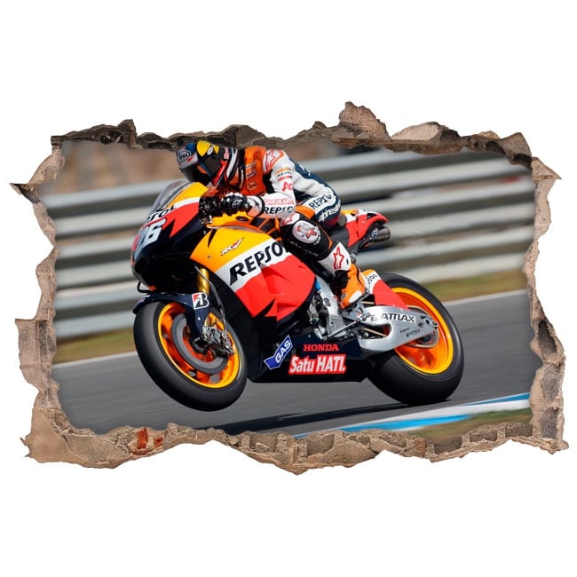 Moto GP Dani Pedrosa - vinilos decorativos de alta calidad