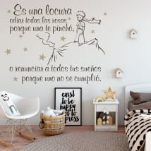 Vinilos decorativos y pegatinas frases el principito