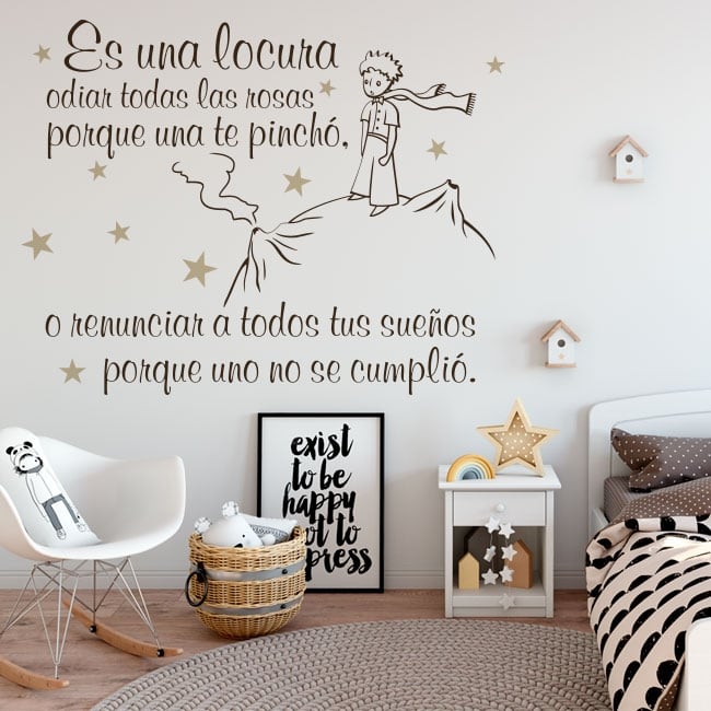 🥇 Vinilos decorativos y pegatinas frases el principito 🥇