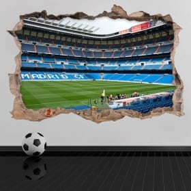 Vinilos y pegatinas 3d estadio santiago bernabéu