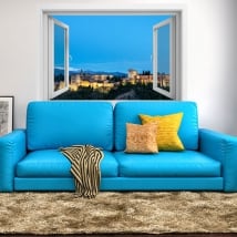 Vinilos ventanas 3d la alhambra de granada españa