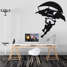 Vinilos y pegatinas videojuego fortnite ala delta o planeador
