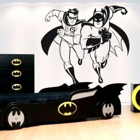 Pegatinas de vinilos juveniles o infantiles batman y robin