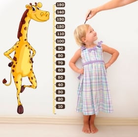 Vinilos y pegatinas medidor estatura jirafa infantil