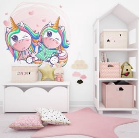 Vinilos decorativos y pegatinas unicornios