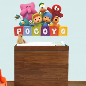 Vinilos decorativos infantiles o de bebé pocoyo