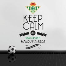 Vinilos de fútbol keep calm and viva er beti manque pierda