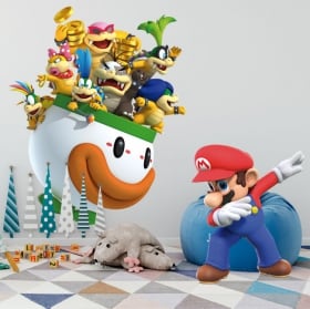 Vinilos infantiles y juveniles koopalings super mario bros