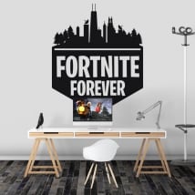 Vinilos y pegatinas fortnite forever