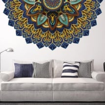 Pegatinas de vinilos mitad de mandala