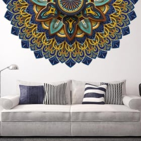 Pegatinas de vinilos mitad de mandala