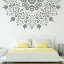 Vinilo decorativo mitad de mandala