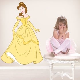 Vinilos infantiles o juveniles disney princesa bella