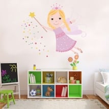Vinilos decorativos y pegatinas infantiles hada mágica