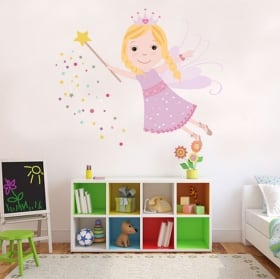 Vinilos decorativos y pegatinas infantiles hada mágica
