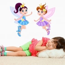 Vinilos y pegatinas infantiles hadas mágicas
