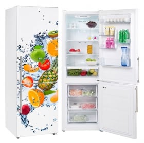 Vinilos para neveras frutas y salpicaduras de agua