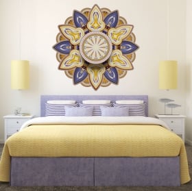 Vinilos y pegatinas con mandalas para cabecero de cama