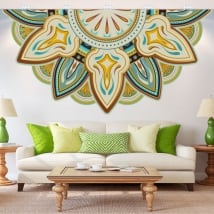 Vinilos adhesivos mitad de mandalas