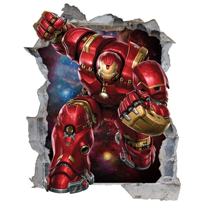 Pegatinas Superheroes Spiderman Iron Man Decorativo Niños