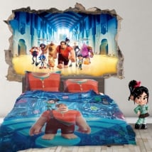 Vinilos 3d disney ralph rompe internet