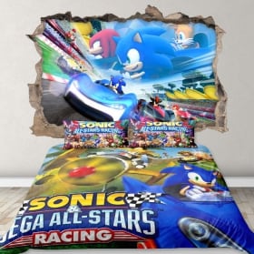 Vinilos 3d videojuego team sonic racing