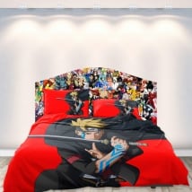 Vinilos cabeceros camas personajes anime