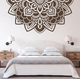 Vinilos y pegatinas mitad de mandalas