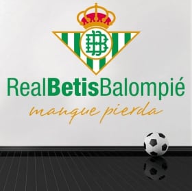 Vinilos y pegatinas de fútbol real betis balompié