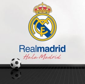 Vinilos y pegatinas de fútbol real madrid