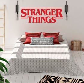 Vinilos y pegatinas logo series tv stranger things