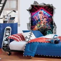 Vinilos y pegatinas 3d netflix series tv stranger things
