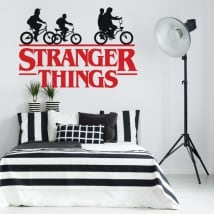 Vinilos y pegatinas series tv stranger things