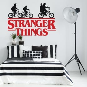 Vinilos y pegatinas series tv stranger things