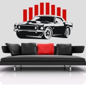 Vinilos decorativos o pegatinas automóvil mustang