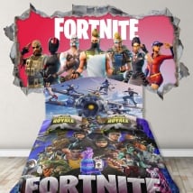 Pegatinas 3d videojuego fortnite