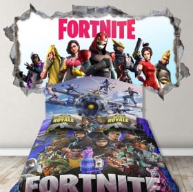 Vinilos adhesivos 3d videojuego fortnite