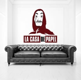 Vinilos pared la casa de papel