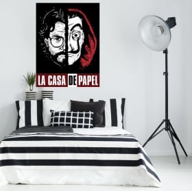 Vinilos y pegatinas la casa de papel