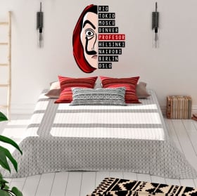 Vinilos decorativos la casa de papel