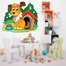 Vinilos y pegatinas perro infantil