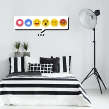 Vinilos decorativos y pegatinas emojis o emoticonos