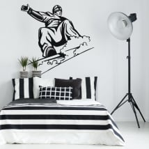 Vinilos decorativos y pegatinas snowboard