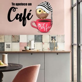 Vinilos y pegatinas cocinas te apetece un café