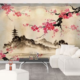 Fotomurales de vinilos arte japonés