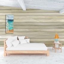 Fotomurales de vinilos efecto de madera